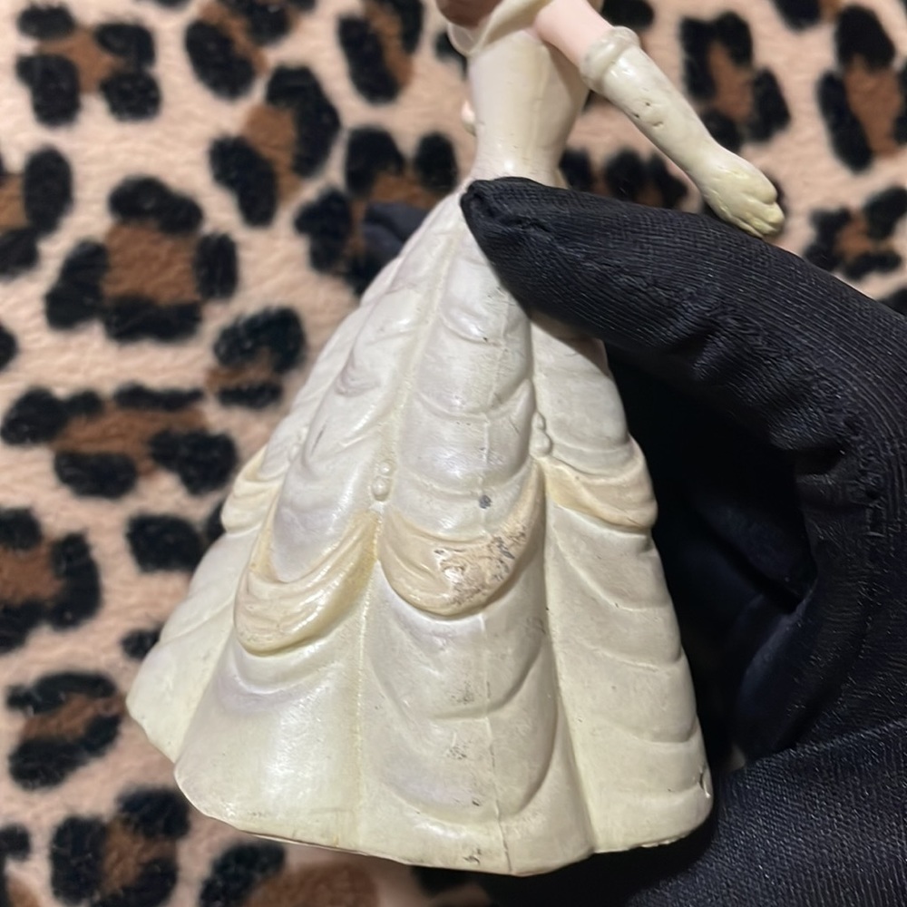 Vintage BEAUTY AND THE Beast 💛Belle Bend Pose Toy 90s Princess Yellow BendEms - Picture 8 of 16